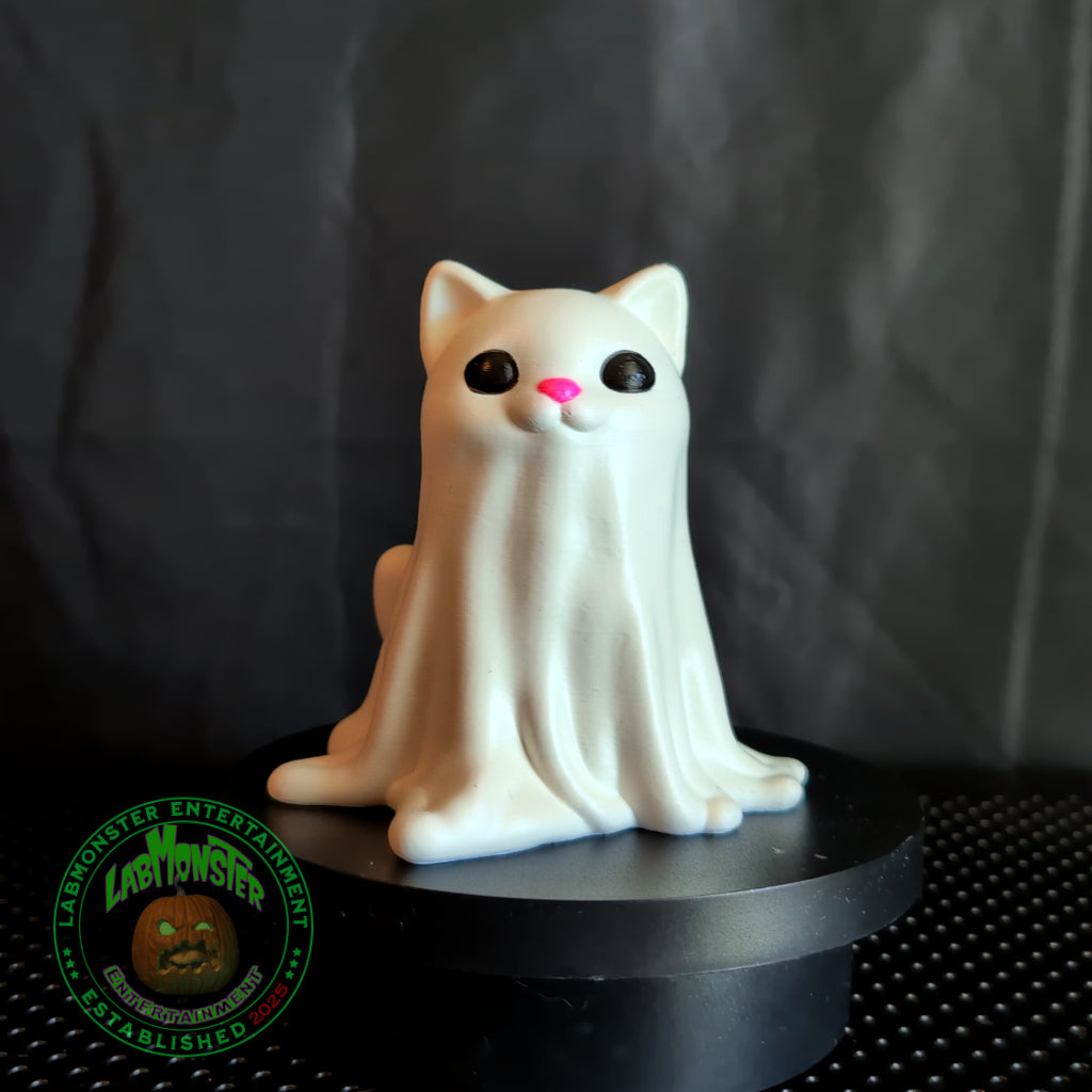 Adorable Ghost Kitty for Halloween Home Decor