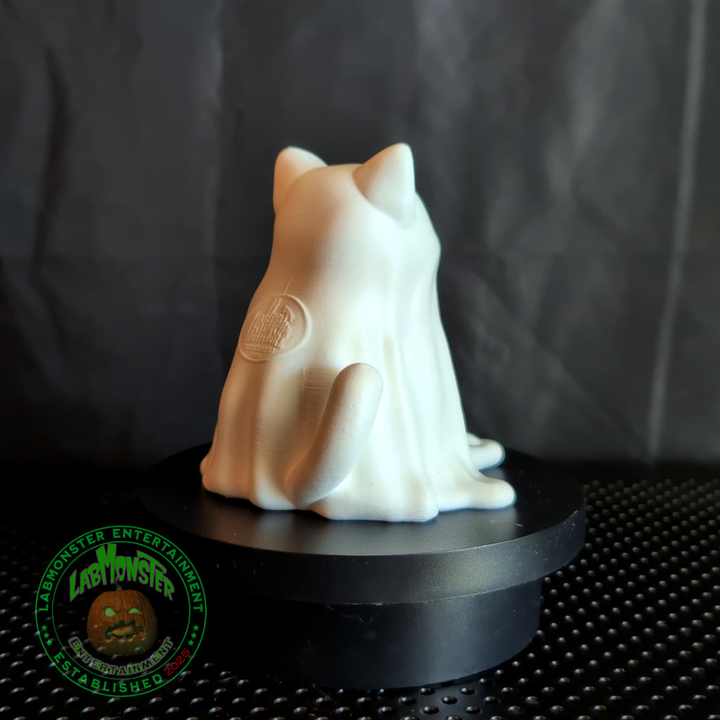 Adorable Ghost Kitty for Halloween Home Decor