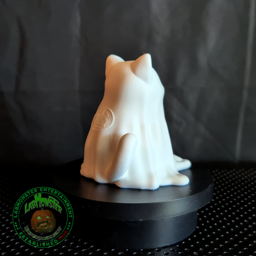 Adorable Ghost Kitty for Halloween Home Decor