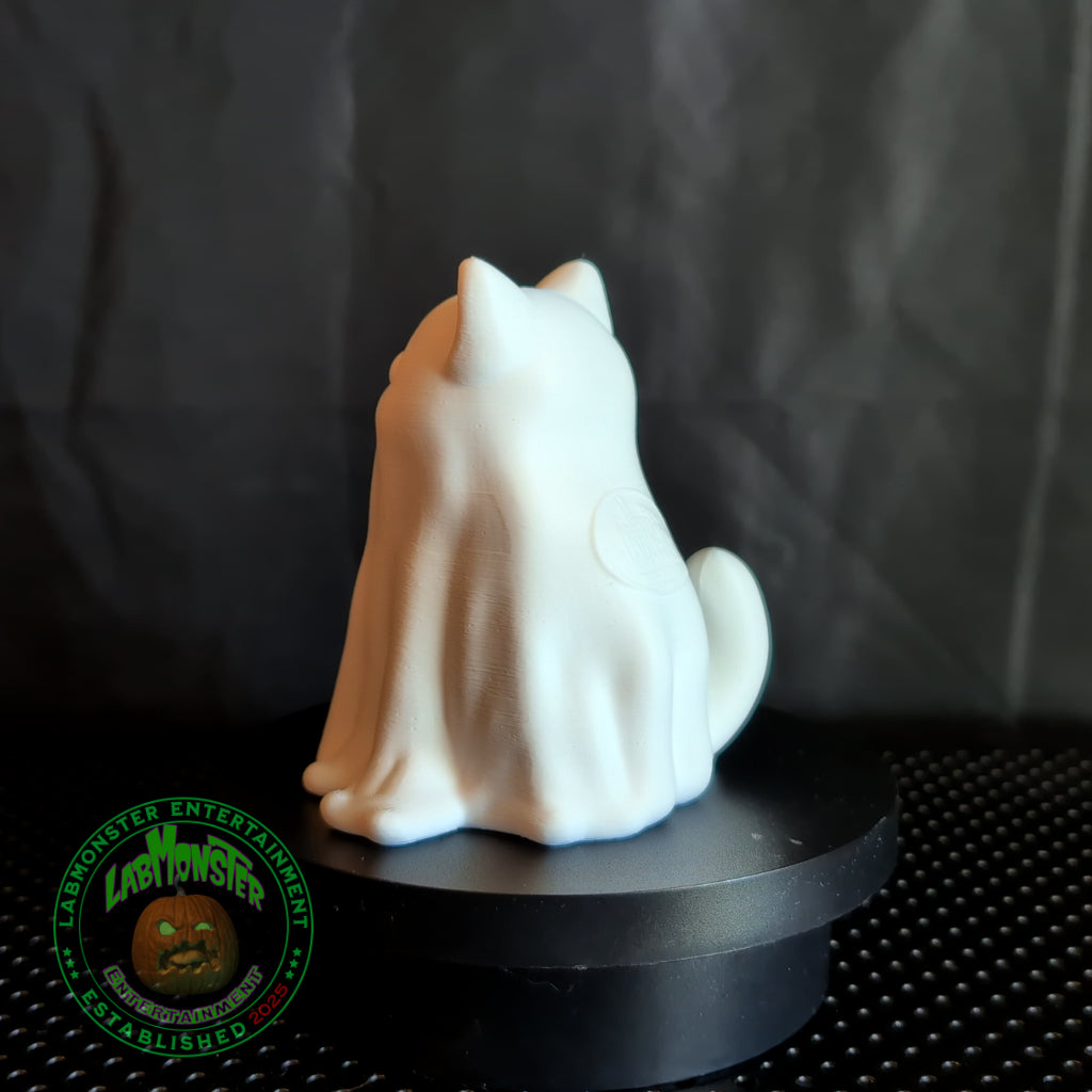 Adorable Ghost Kitty for Halloween Home Decor
