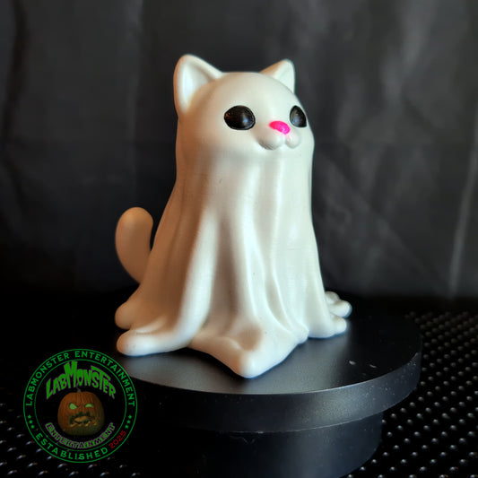 Adorable Ghost Kitty for Halloween Home Decor