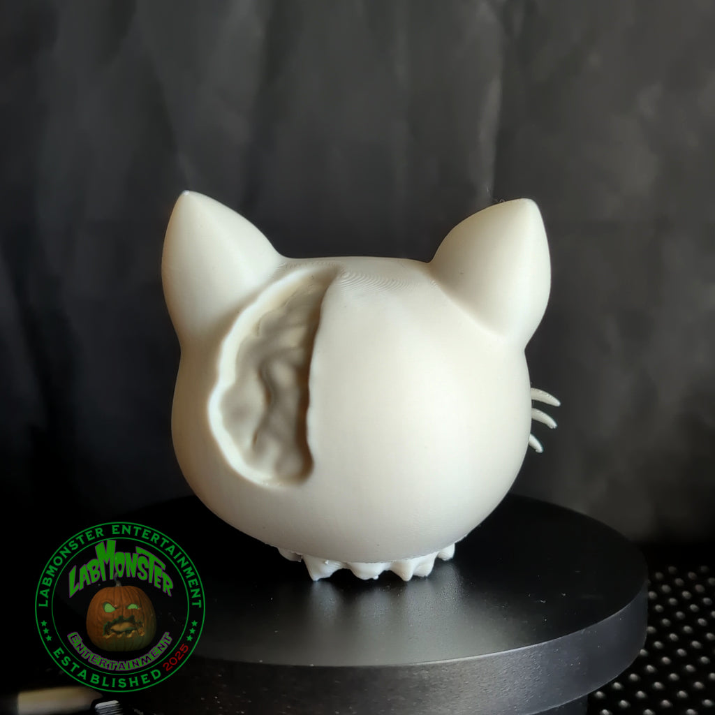 Adorable Zombie Kitty for Halloween Home Decor