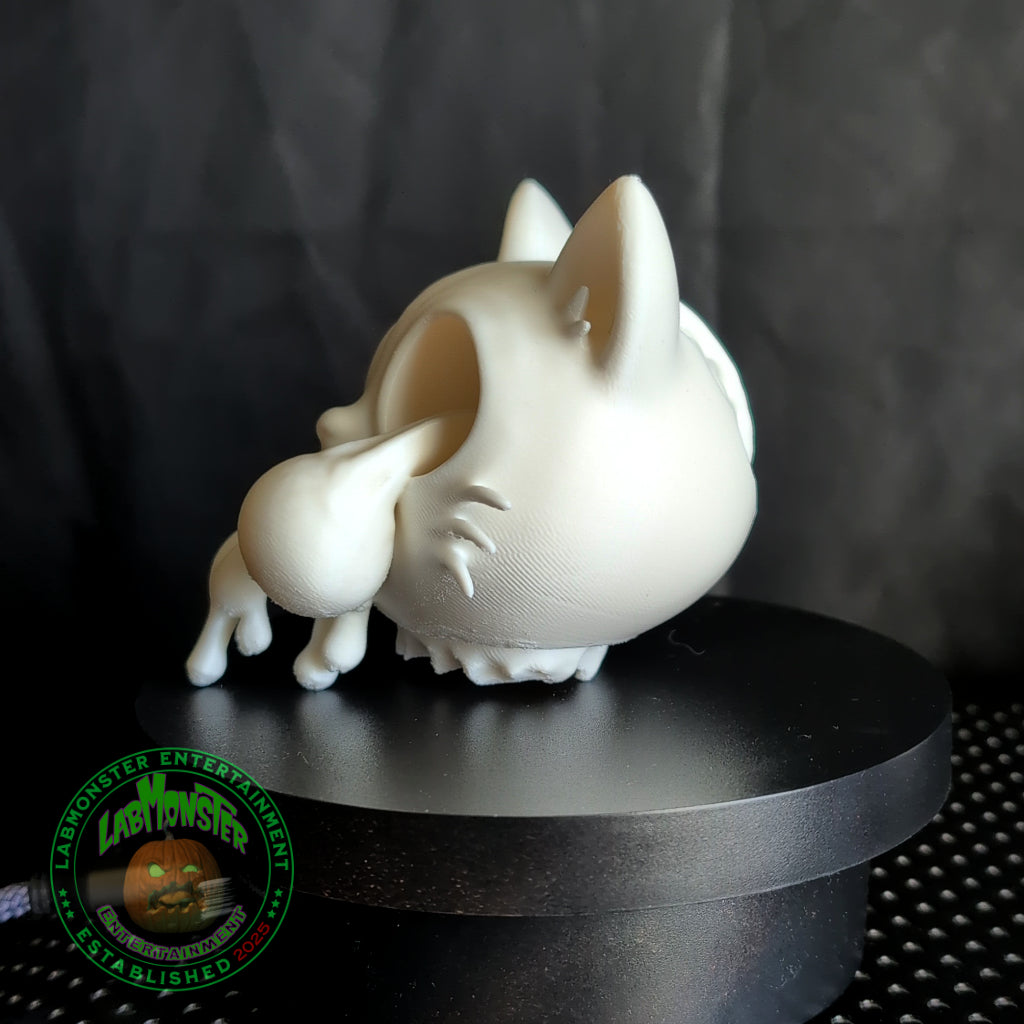 Adorable Zombie Kitty for Halloween Home Decor