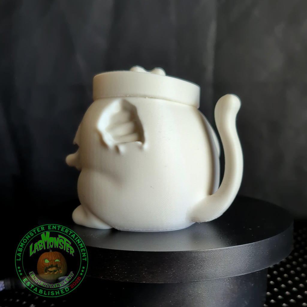 Adorable Zombie Kitty for Halloween Home Decor