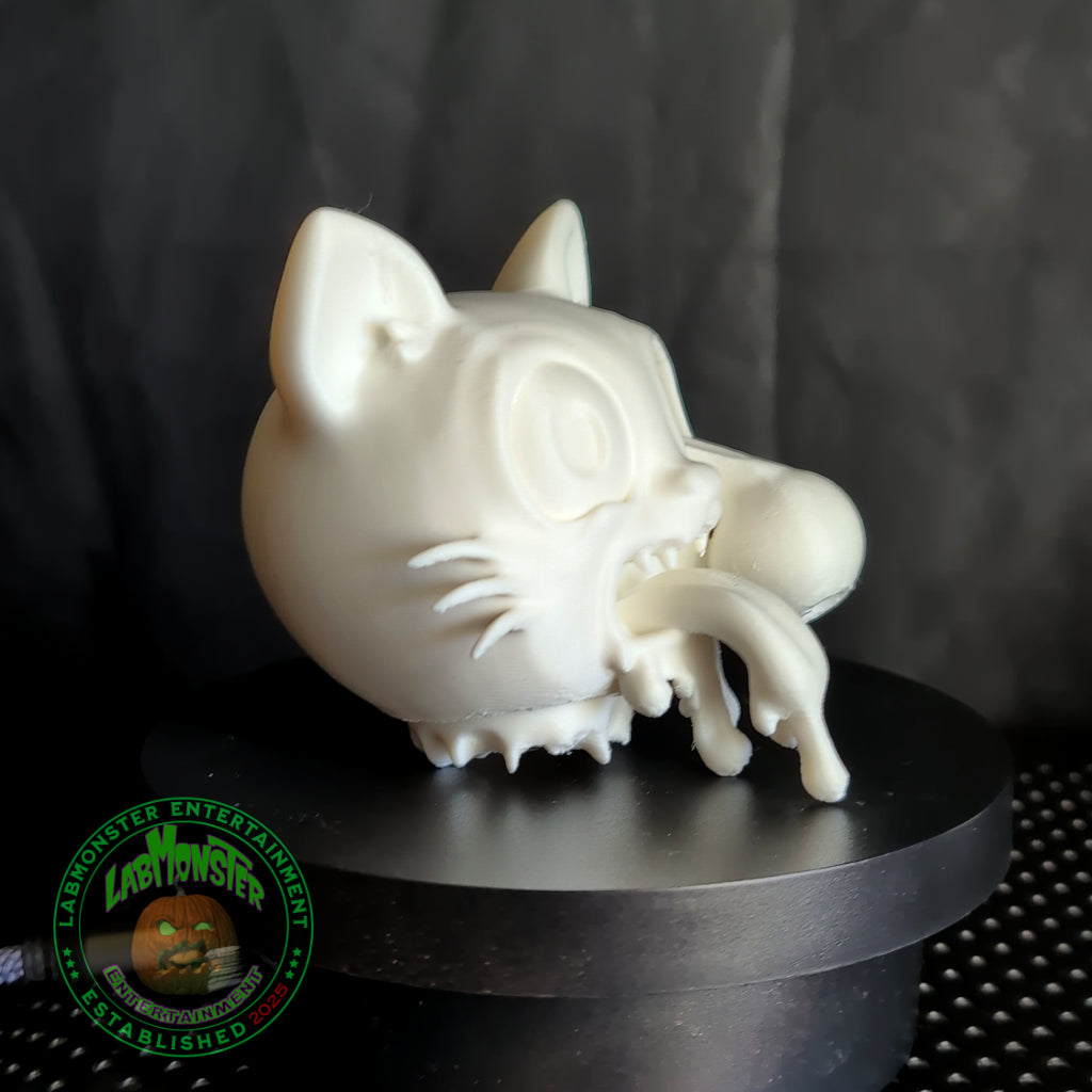 Adorable Zombie Kitty for Halloween Home Decor