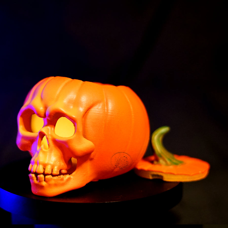 Pumpkin Skull Vessel