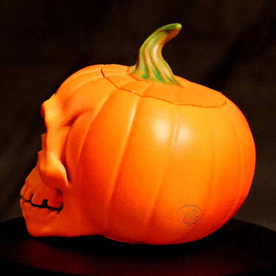Pumpkin Skull Vessel