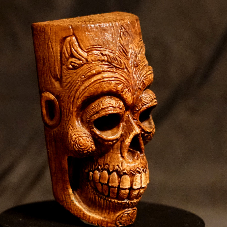 Skull Orgo Original Hanging Tiki Wall Decor