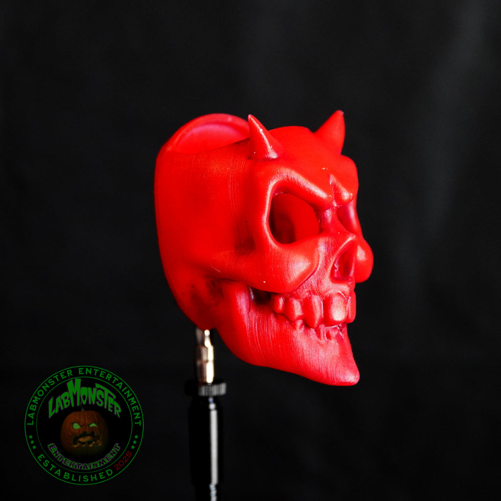 Devil Skull Air Planter - Handcrafted Gothic Home Decor