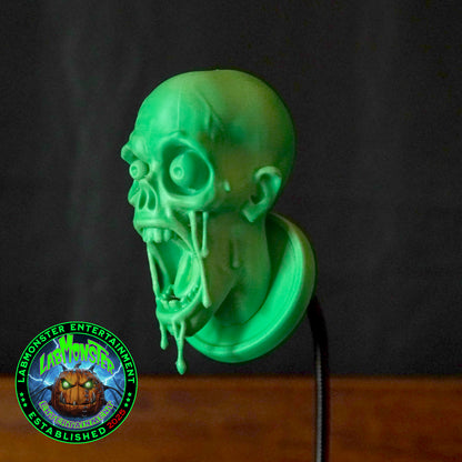 Zombie Head Fred Wall Decor