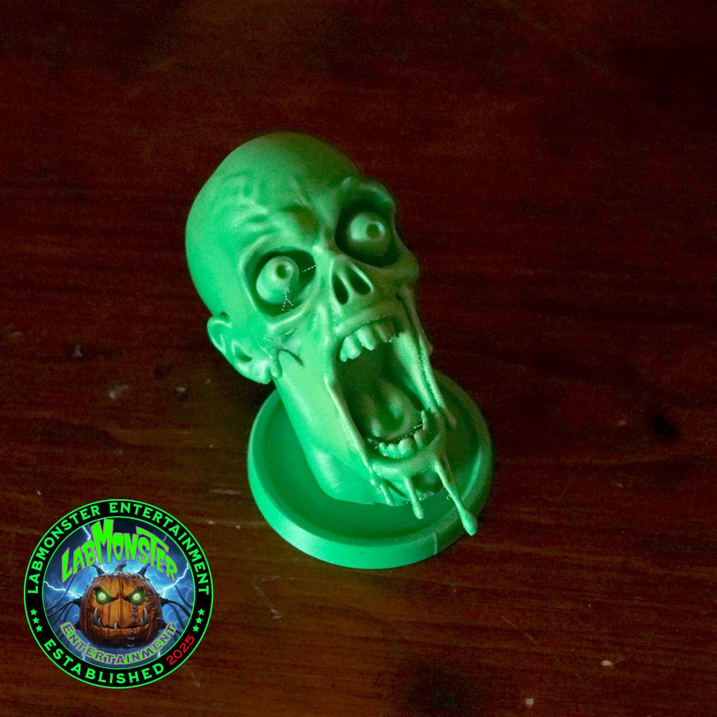 Zombie Head Fred Wall Decor