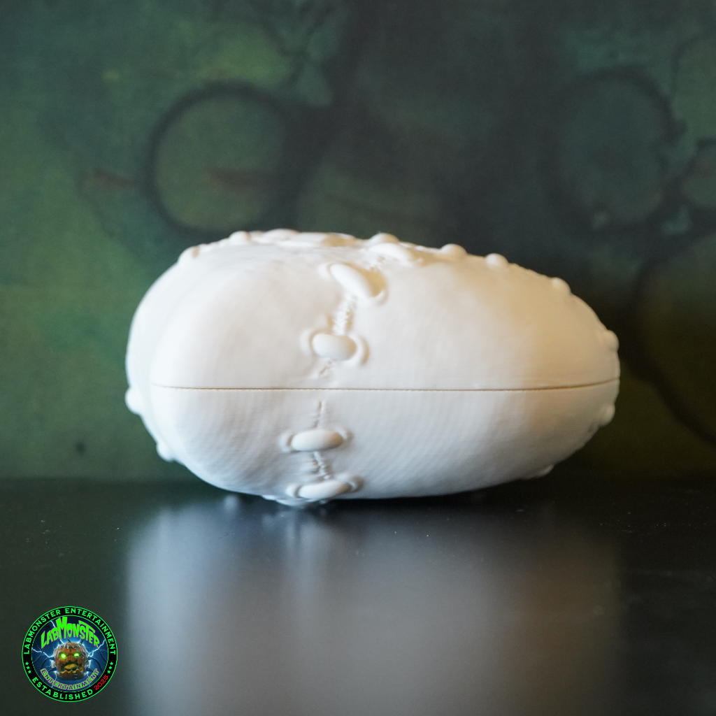 Franken Heart Box, 3D Printed Paint Your Own DIY Trinket Box, Gothic Horror Gift, Dark Desk Accessory