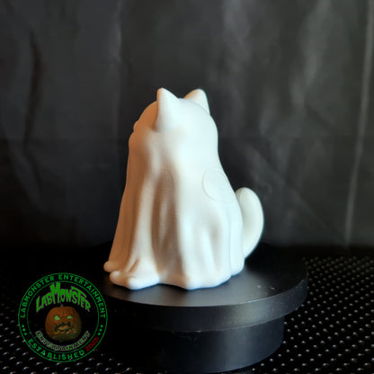 Adorable Ghost Kitty for Halloween Home Decor