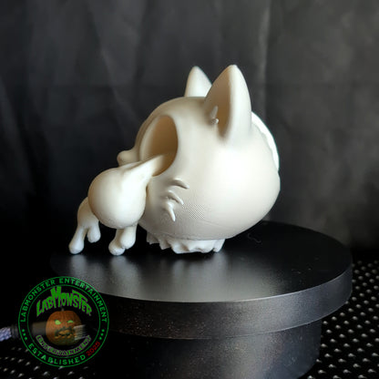 Adorable Zombie Kitty for Halloween Home Decor