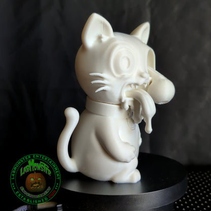 Adorable Zombie Kitty for Halloween Home Decor