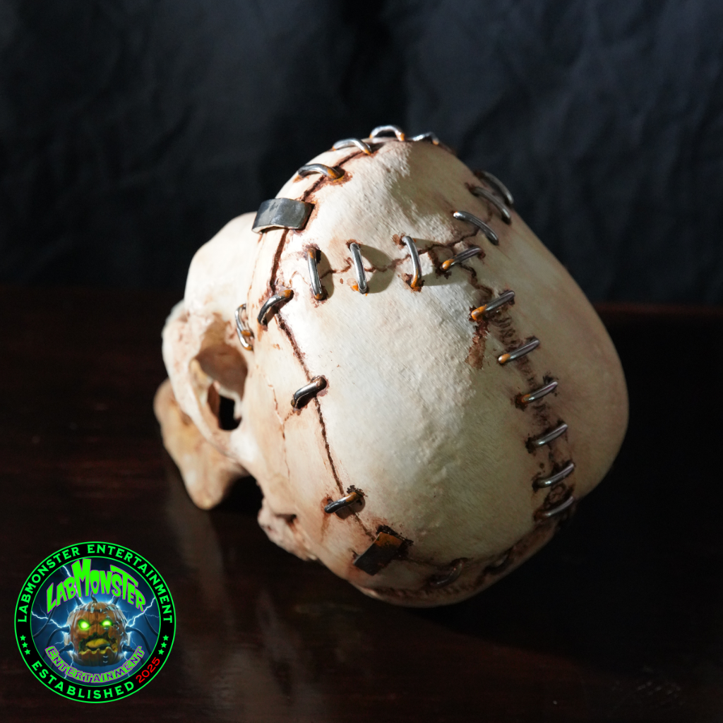 Life-Size Frankensetin Monster Skull Replica