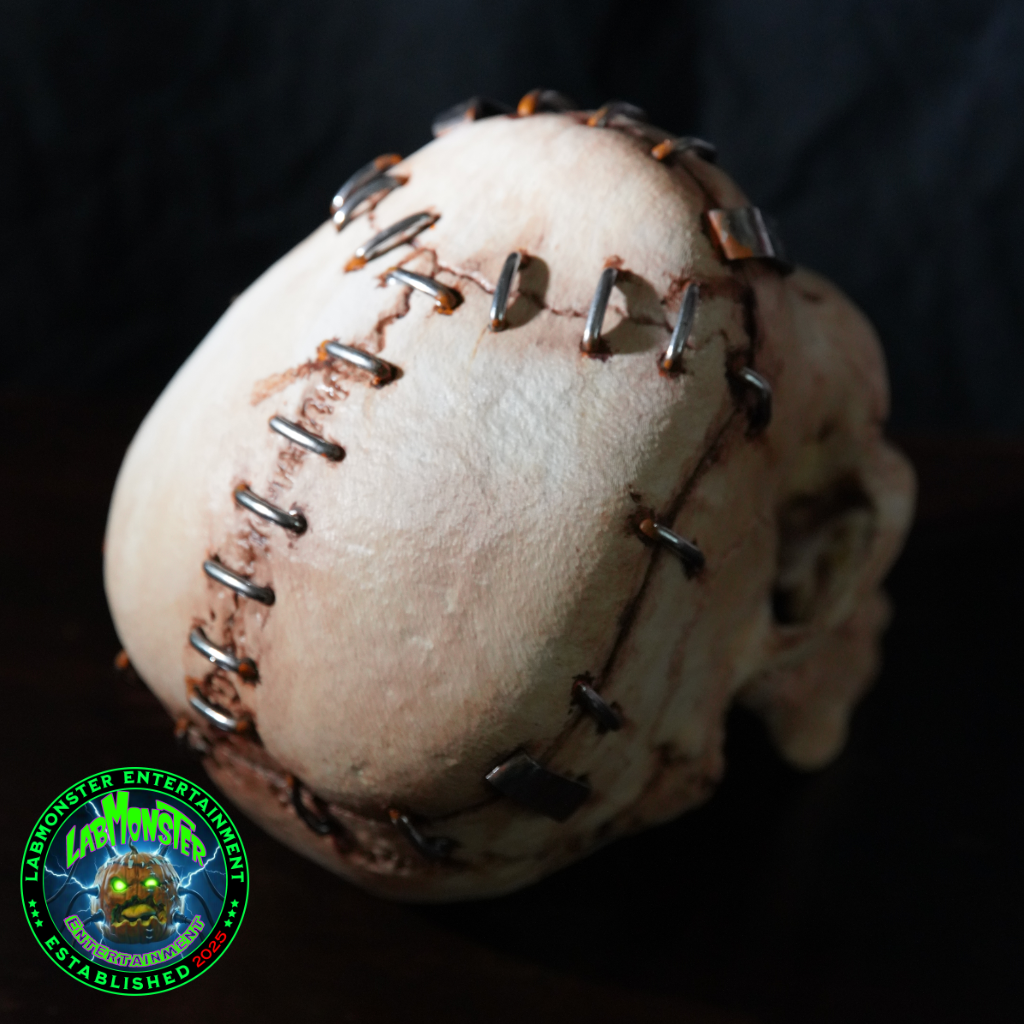 Life-Size Frankensetin Monster Skull Replica