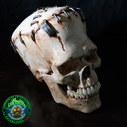 Life-Size Frankensetin Monster Skull Replica