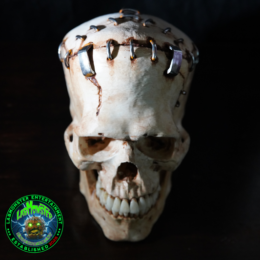 Life-Size Frankensetin Monster Skull Replica