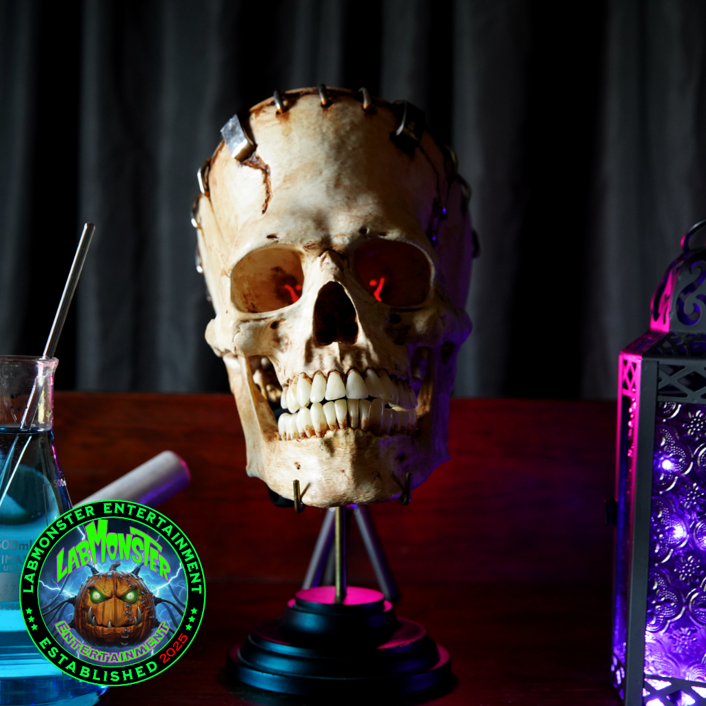 Life-Size Frankensetin Monster Skull Replica