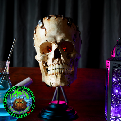 Life-Size Frankensetin Monster Skull Replica